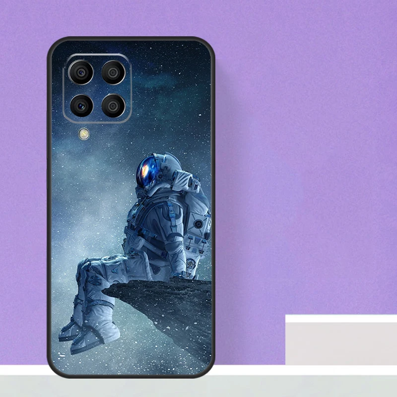 Astronaut Star Space For Samsung Galaxy M21 M51 M12 M32 M52 M13 M23 M33 M53 M34 M54 M30s M31s M15 M55 M20 Case image 4