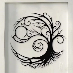 HelloYoung Stunning Tree Of Life Metal Wall Art for Modern Home Decor, Adds Artistic Flair And Natural Elegance To Any Room