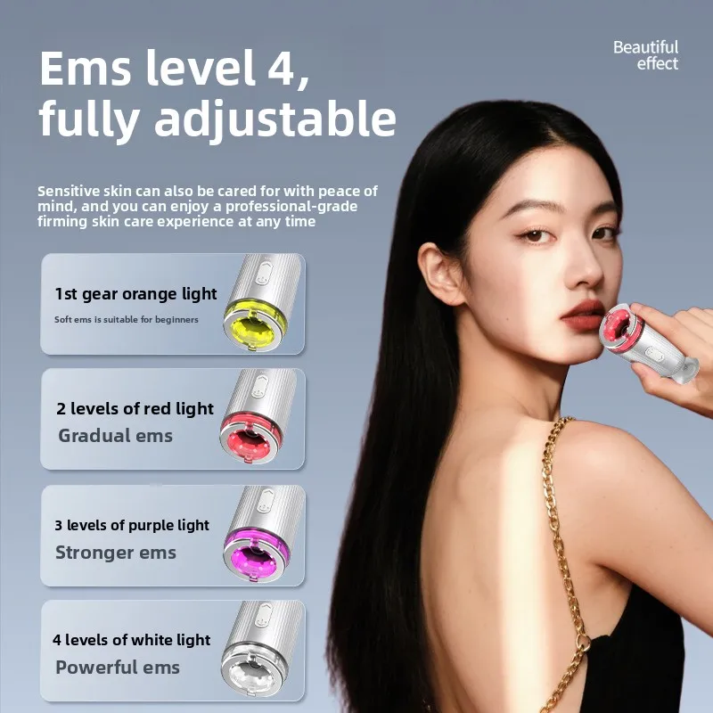 Lifting and Tightening Face Shaping EMS Beauty Device Negative Pressure Adsorption Microcurrent V Face