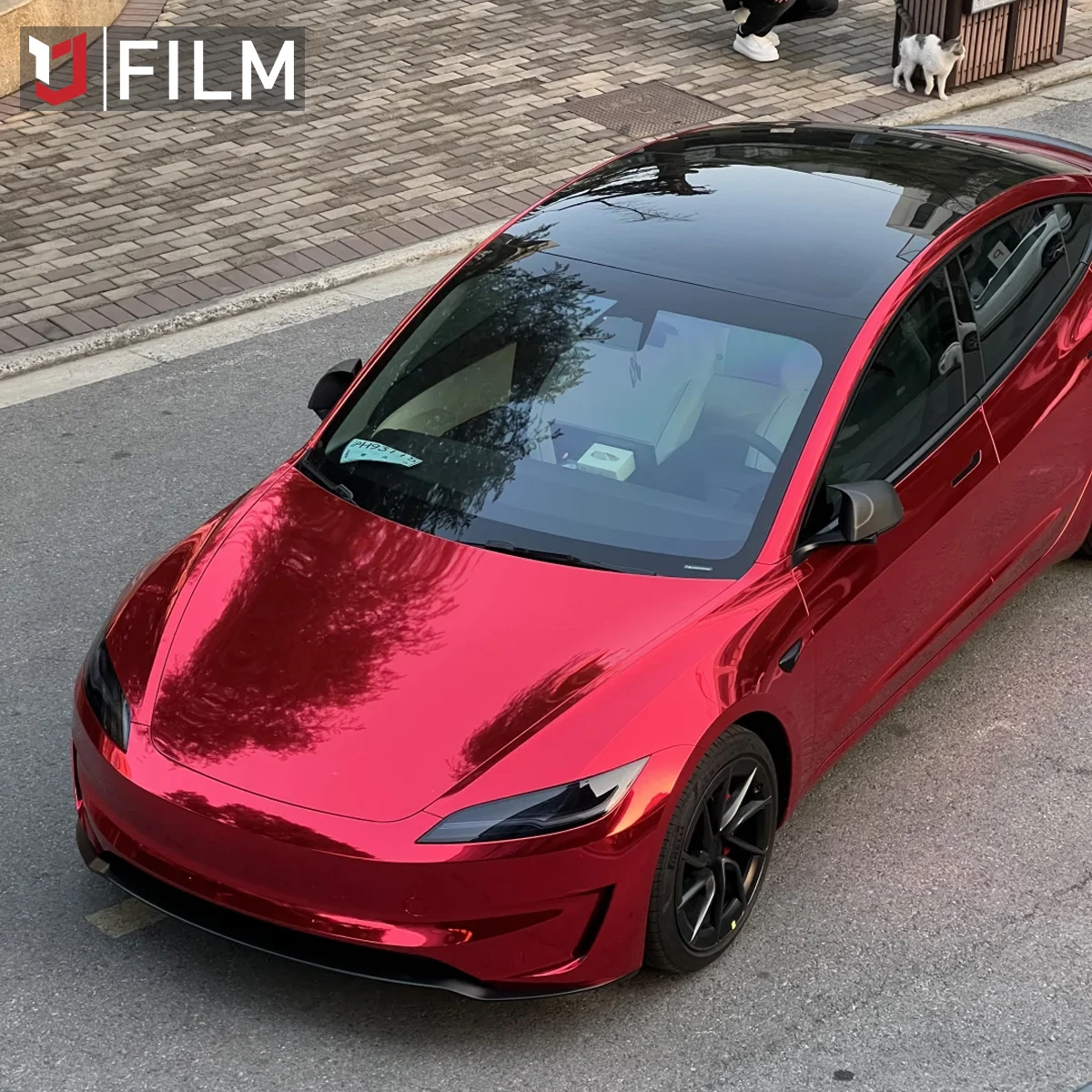 

Высококачественная зеркальная хромированная красная автомобильная пленка, виниловая пленка для всего тела, изготовленная на заказ ПВХ, автомобильная виниловая пленка без пузырьков, цветная хромированная автомобильная виниловая пленка