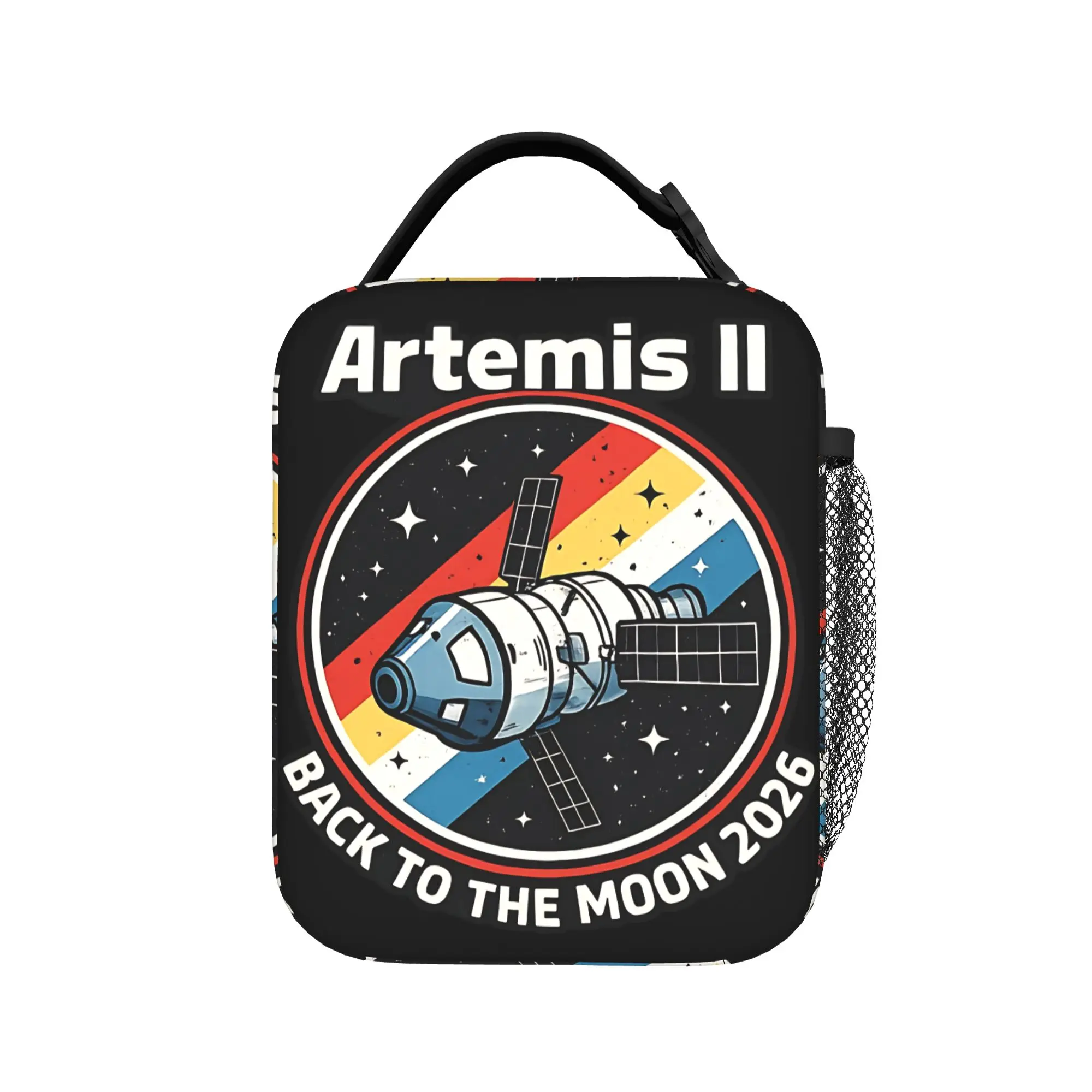 

Сумка для обеда Artemis II, милый ланч-бокс, портативная термосумка для путешествий, сумка-тоут для взрослых, сумка-холодильник из оксфордской ткани с графическим рисунком