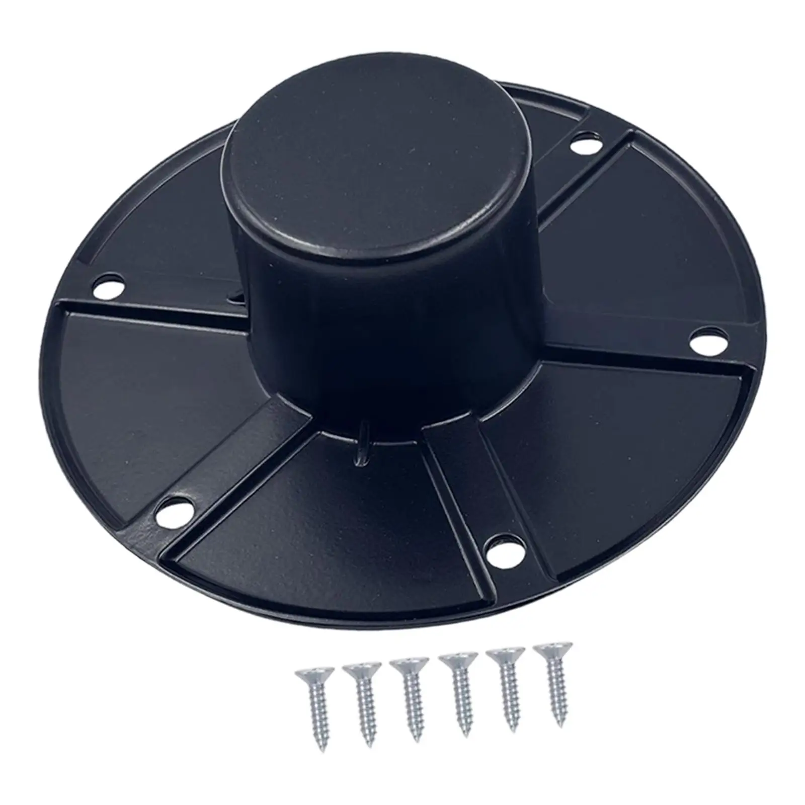 Durable Aluminum RV Table Leg Base Flush Floor Mounting Bracket Repair Accessory for Boat and Camper