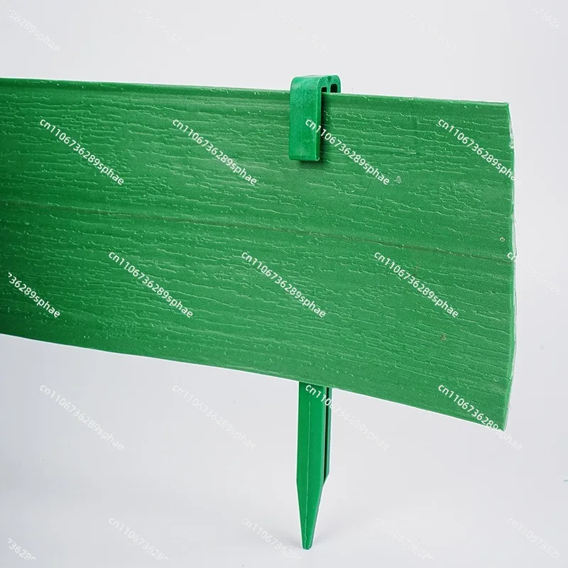 Wood Grain Isolation Belt, Garden Edge Border, Grass & Stone Retaining Panel, Landscape Partition, Bamboo Hedge Landscaping