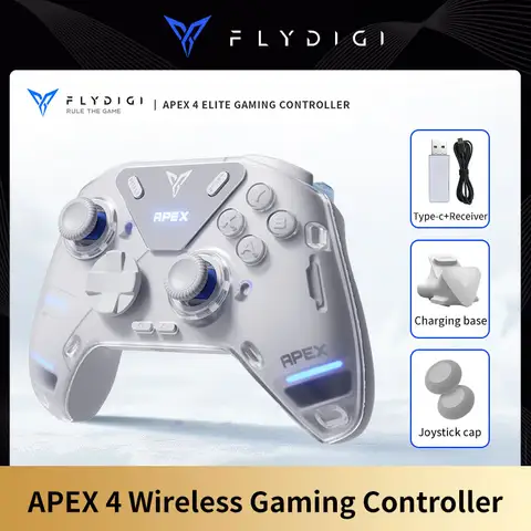 Flydigi APEX 4 contrôleur de jeu sans fil contrôle de précision vibrations immersives pour Pc Suporte Switch boîtier TV Mobile nouveau