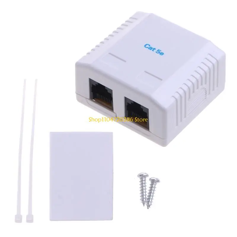 Cat5e RJ45 Keystone Jacks Perfil, Ethernet Wall Down, Cat5e Keystone Module Connector para placa pared