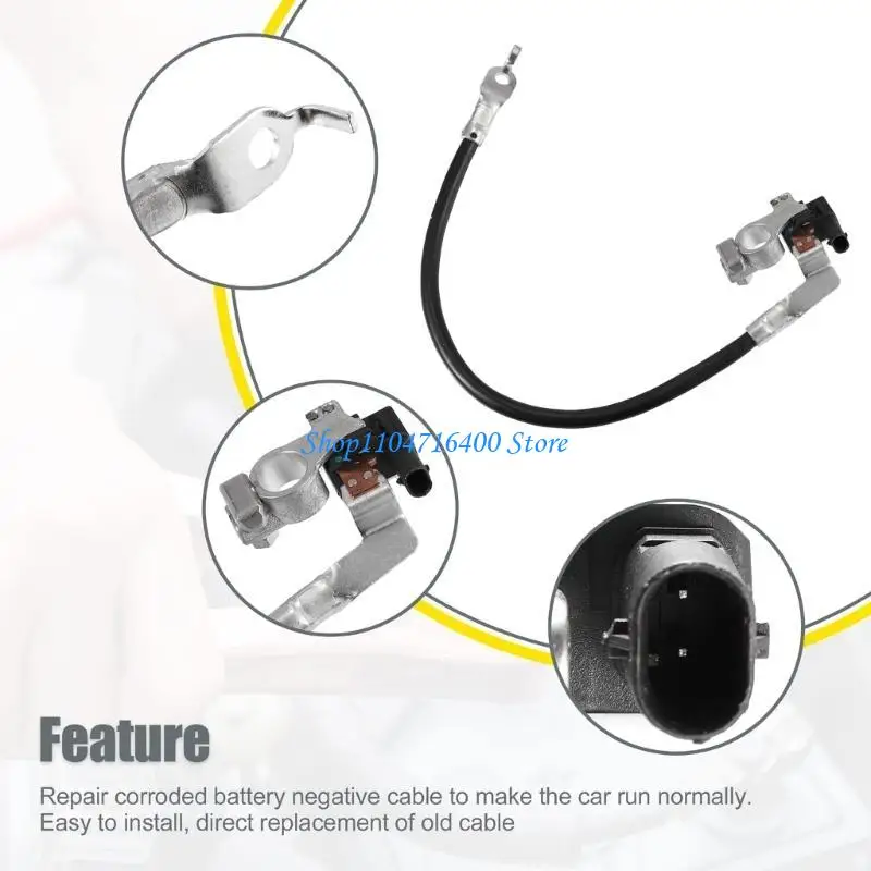 

y1gd Negative Battery Cable Battery Wiring Harness Management System AV6Z10C679P Waterproof Compatible for Hatchback Durable