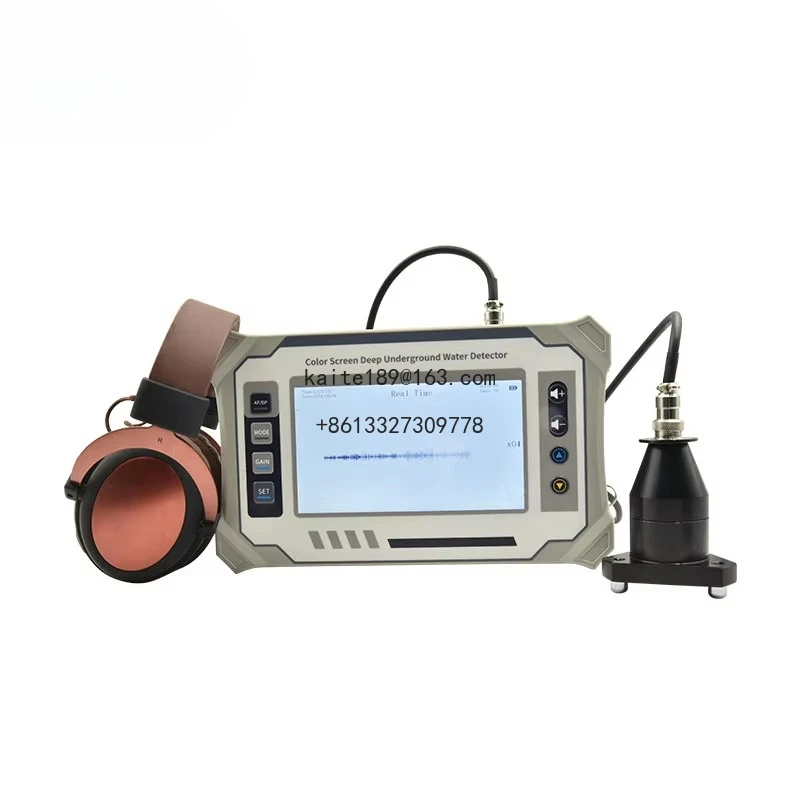 100-3000 Hz Frequency Color Screen Water Leak Detector with 7 Inch LCD Electronic Power 1 Year Warranty