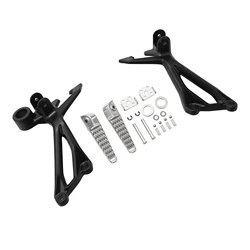 Black Rear Passenger Footpegs Brackets For KawasakiZ900 ABS 2017-2025 Z900 SE 2022 2023 2024 2025 Motorcycle