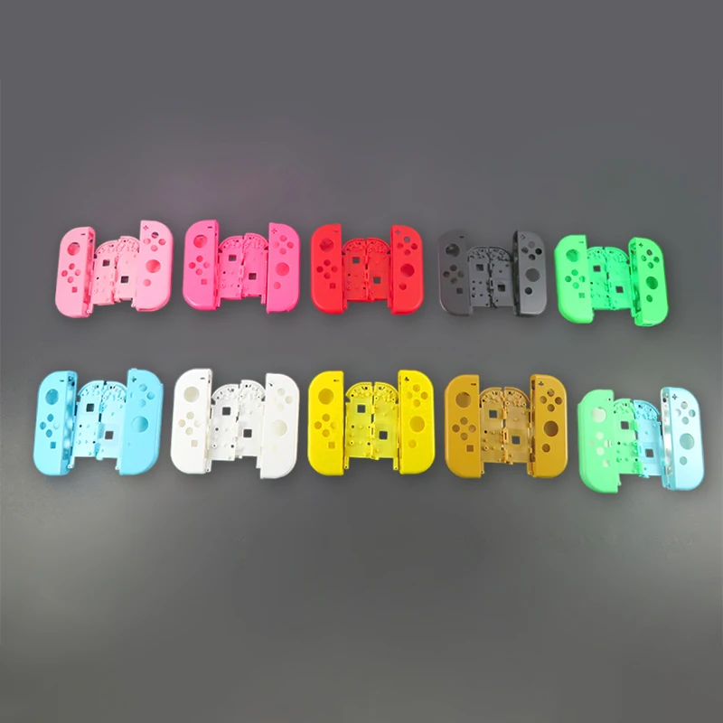 1 Set Colorful Plastic Left Right Handle Shell For Switch JoyCon NS NX Controller Replacement Repair Kit DIY Handle Case Cover