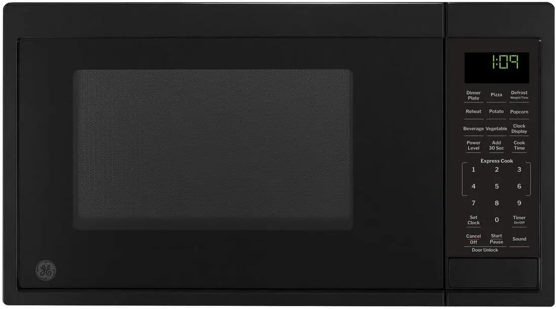 

Countertop Microwave Oven, Compact 0.9 Cubic Ft., 900-watt Capacity, 7 Auto Cooking Settings, Child-Lock Technology, Kitchen
