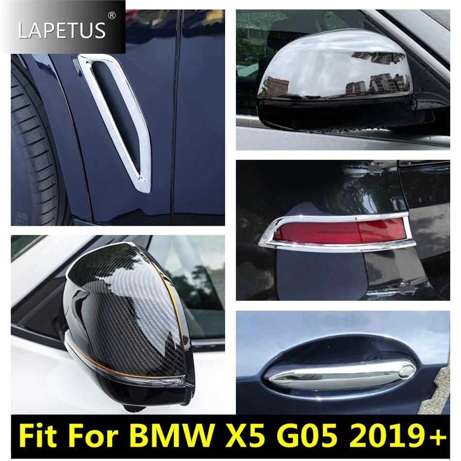 

Front Rear Fog Light Lamp / Door Handle / Rearview Mirror Cap Decor Cover Trim Accessories Exterior For BMW X5 G05 2019 - 2022