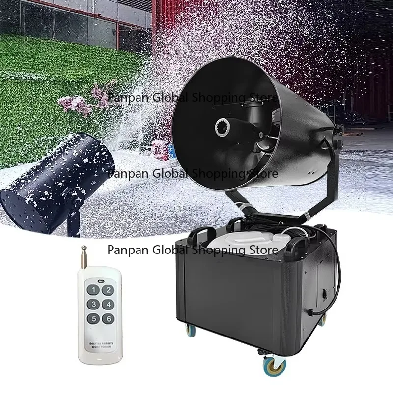 

Factory New Upgrade Style Large Waterproof 3000W Artificial Snow Machine Christmas Celebration Event Party Snow Foam Cannon