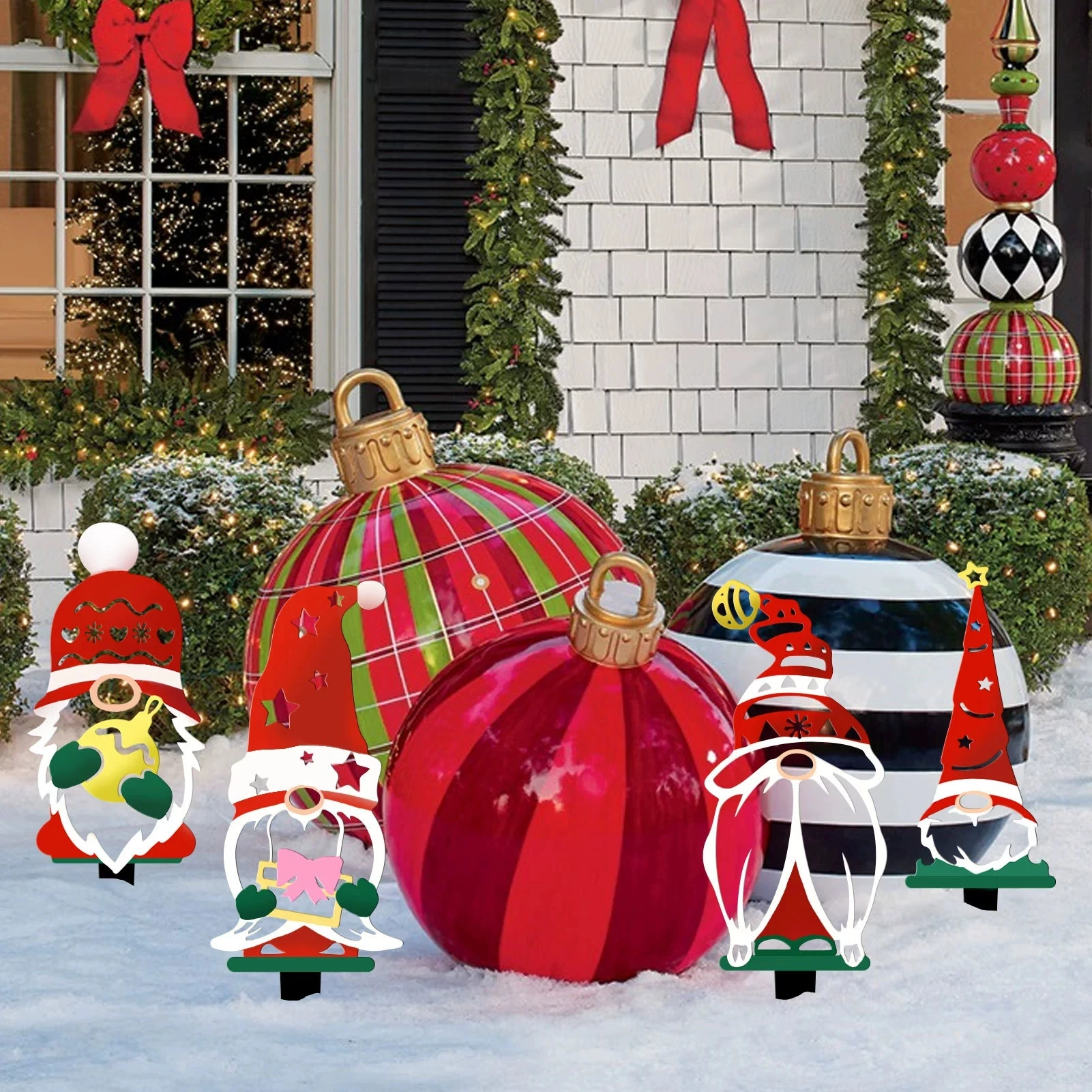 60cm Outdoor Christmas Inflata - Xmas Outdoor Lighting Decorations review and price