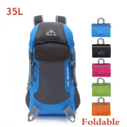 35L UltraLight Foldable Outdoor Hiking Backpack Men Women Riding Sports Fishing Climbing Travel Camping Bag Backpacks Skin Bags