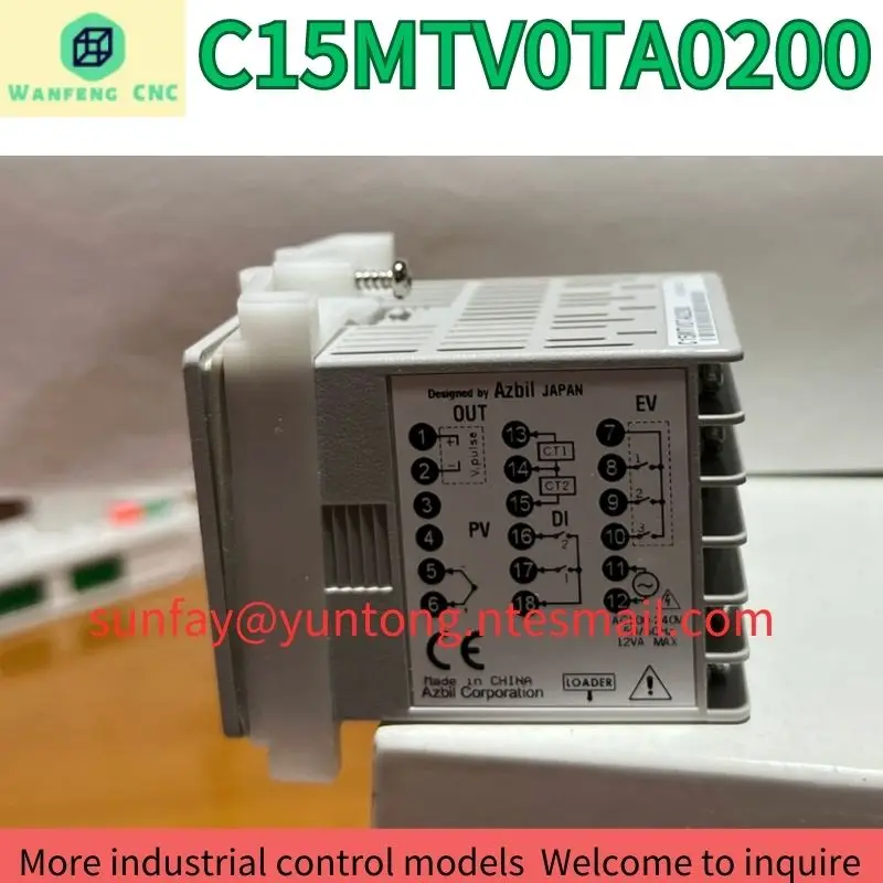 Controlador de temperatura C15MTV0TA0200, novo, transporte rápido