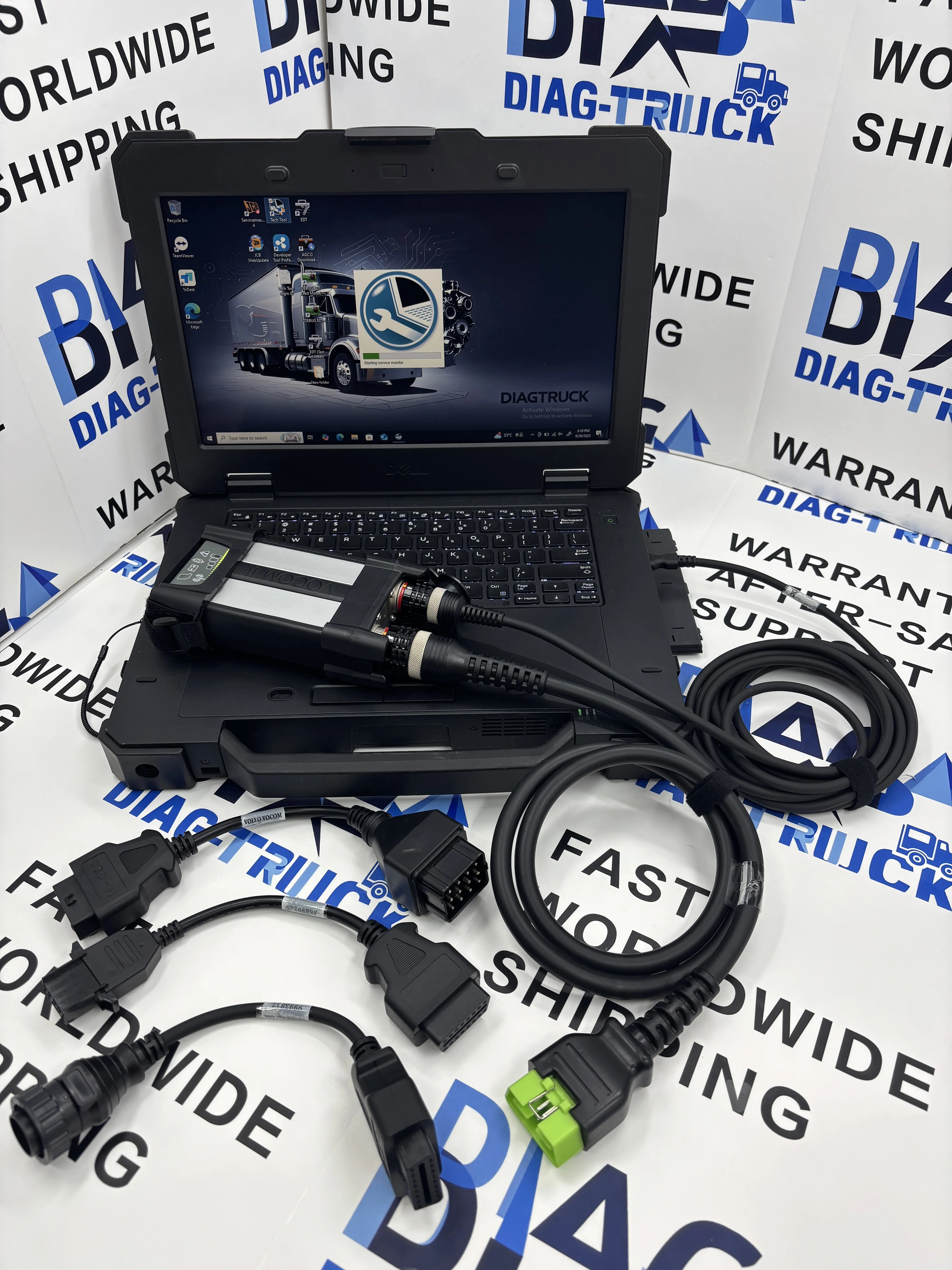 

Vocom2 Diagnostic Tool VOCOM 2 88894000 PTT 2.8 Technical Tool For Truck Bus Excavator Diagnostic Tool Drive