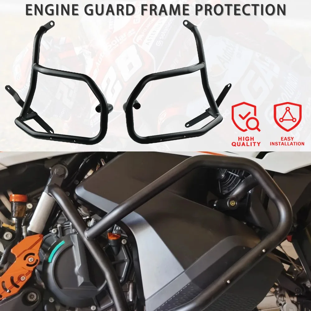 

For 790 Adventure S R 2019 2020 ADV R/S 790ADV Motorcycle Accessories Engine Guard Crash Tank Bar Bumper Fairing Frame Protector