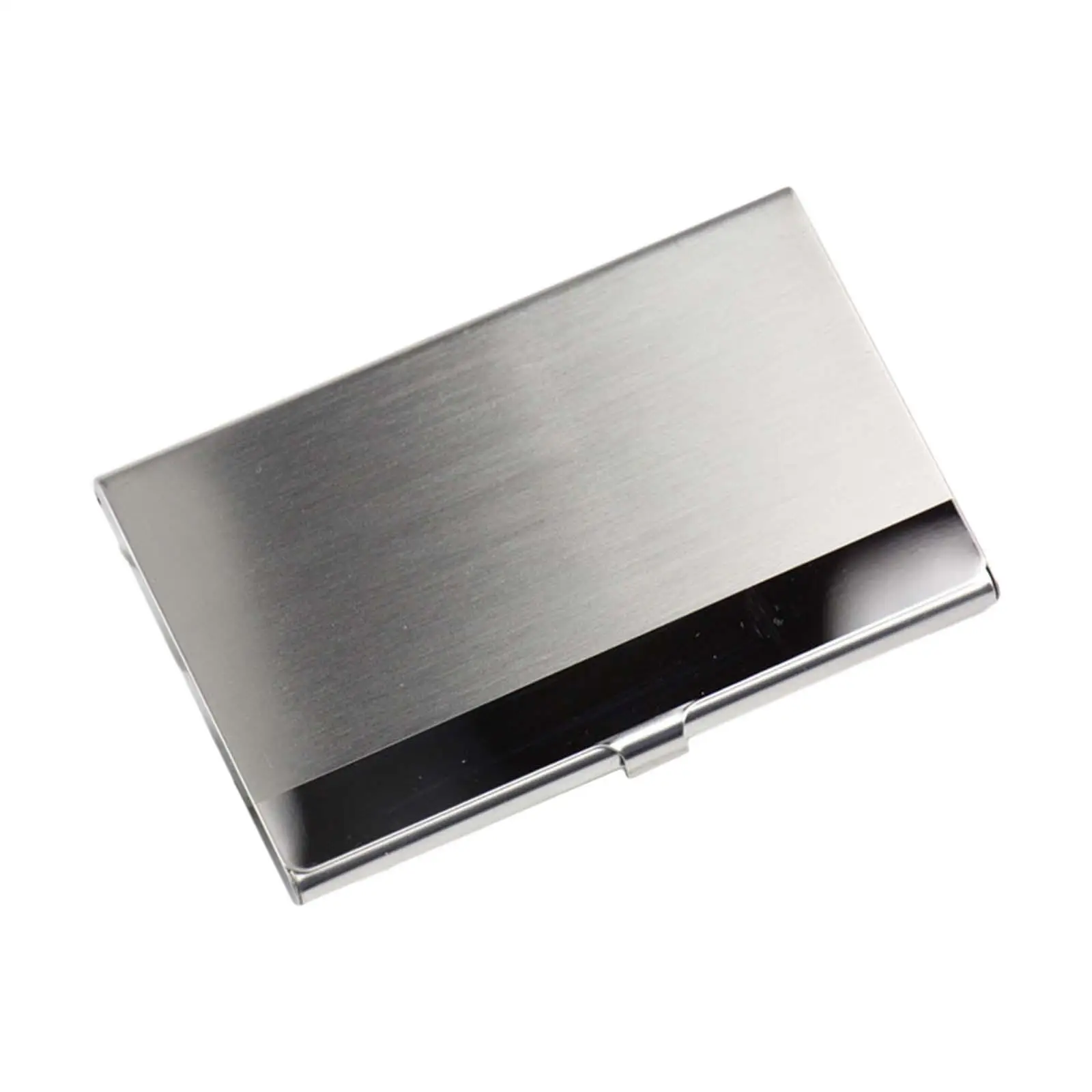 Minimalist Stainless Steel Business Card Case Holder Slim Metal Card Wallet for Pocket Name Card Organizer Storage