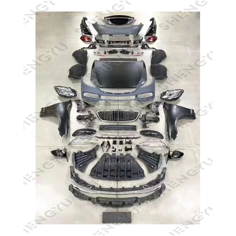 

Upgrade Modification KitCar Body Kit For Benz S Class W221 2006-2012 Upgrade To W222 Model Include Front Rear Bumper Wit