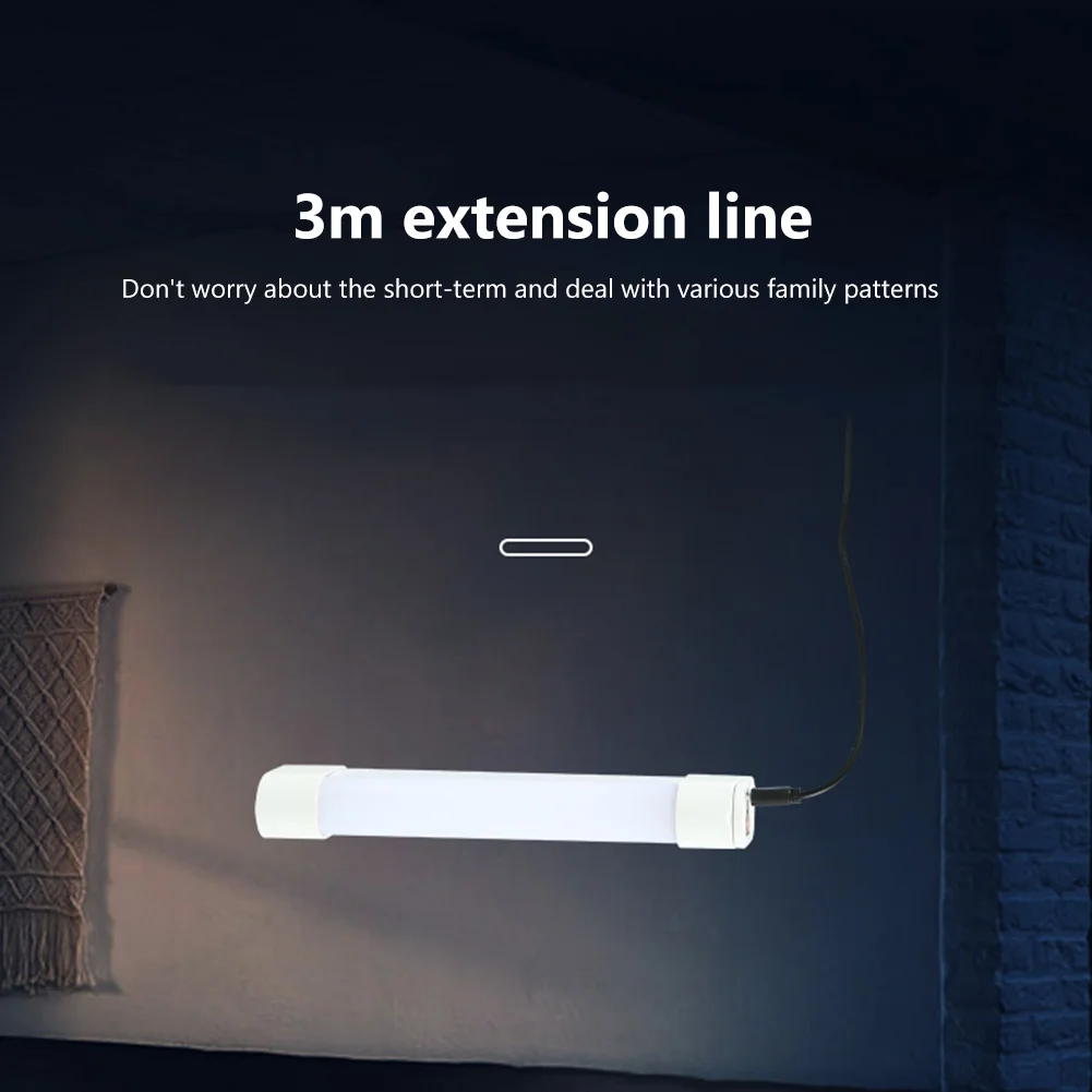 

LED Solar Lighting Lamp Hanging with Hook Garden Decorative Lamp Dimmable Multifunctional Type-C Charging for Outdoor Equipment