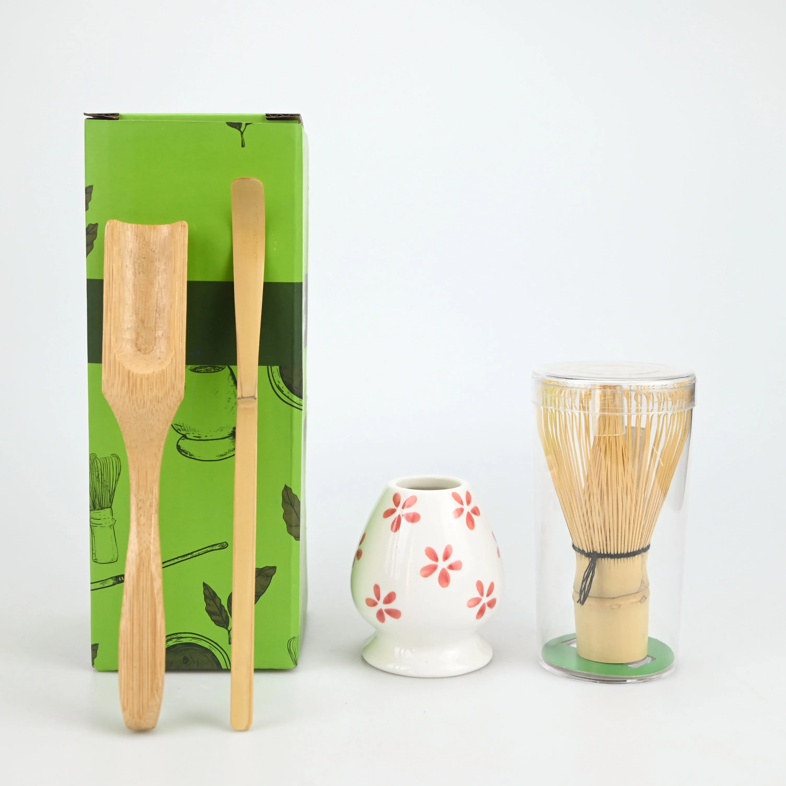 4-teiliges japanisches Matcha- – Bamboo Whisk Chasen Bewertung und Preis