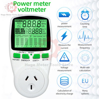 AU Plug Digital Wattmeter Power Meter Kwh Energy Meter Measuring Outlet Power Analyzer AC 220V