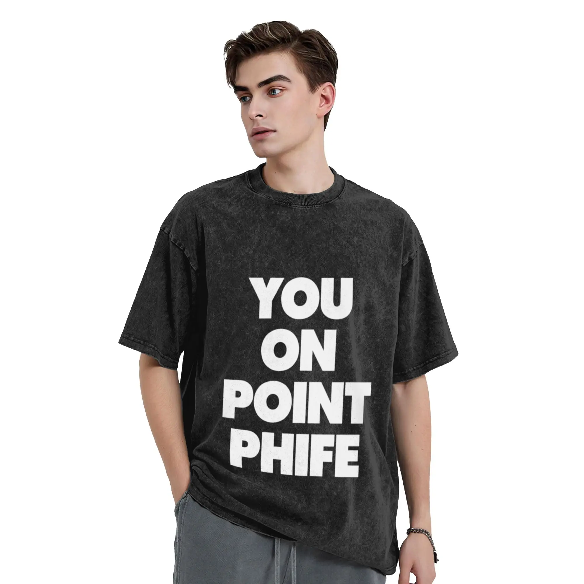 You On Point Phife Unique Stylish A T-Shirt Oversized Short Sleeve Men's Women's Cotton Tees Tops