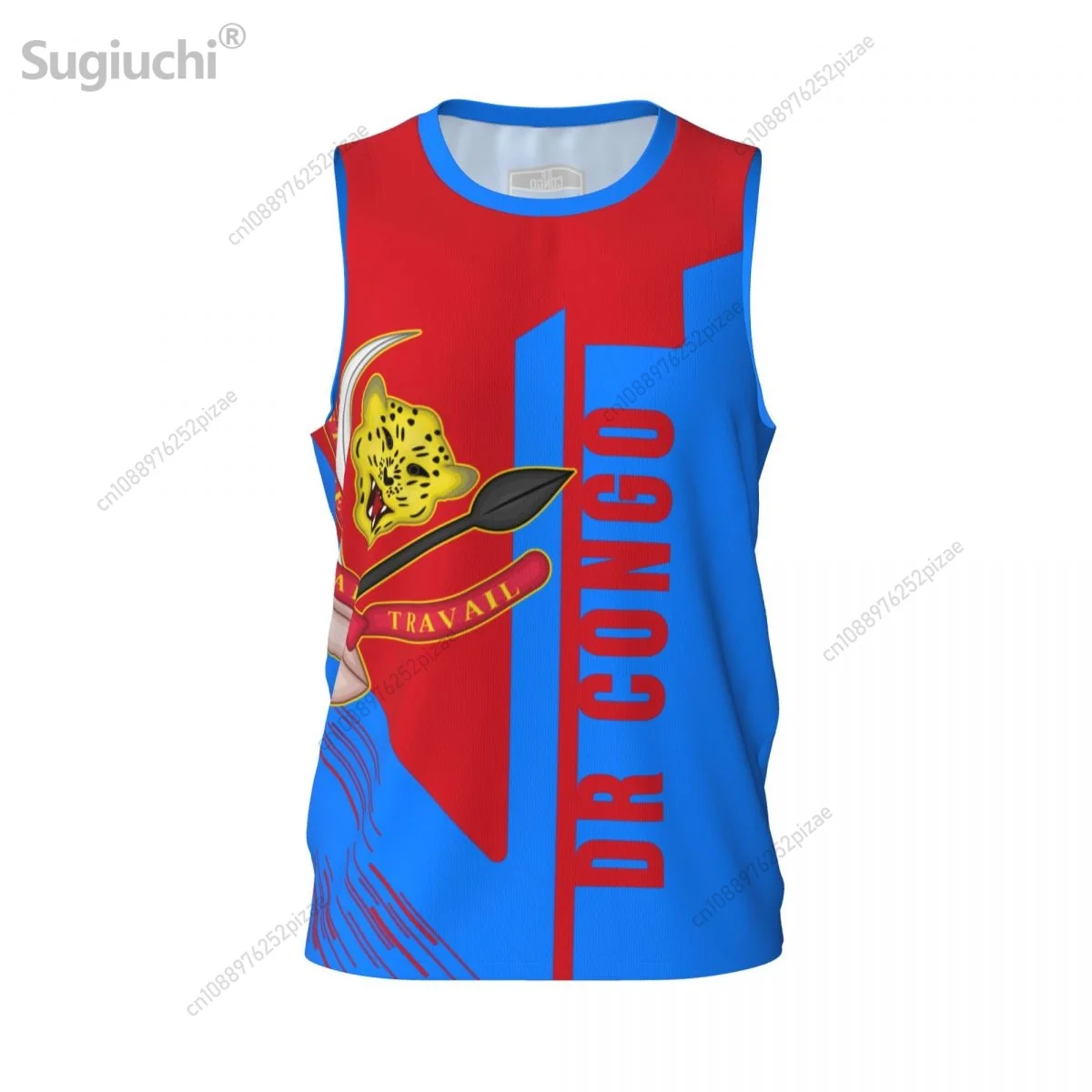 Custom Name Number Democratic Republic Of DR Congo 3D Flag Sports T-shirts Men Clothing For Basketball Running Fitness T shirt