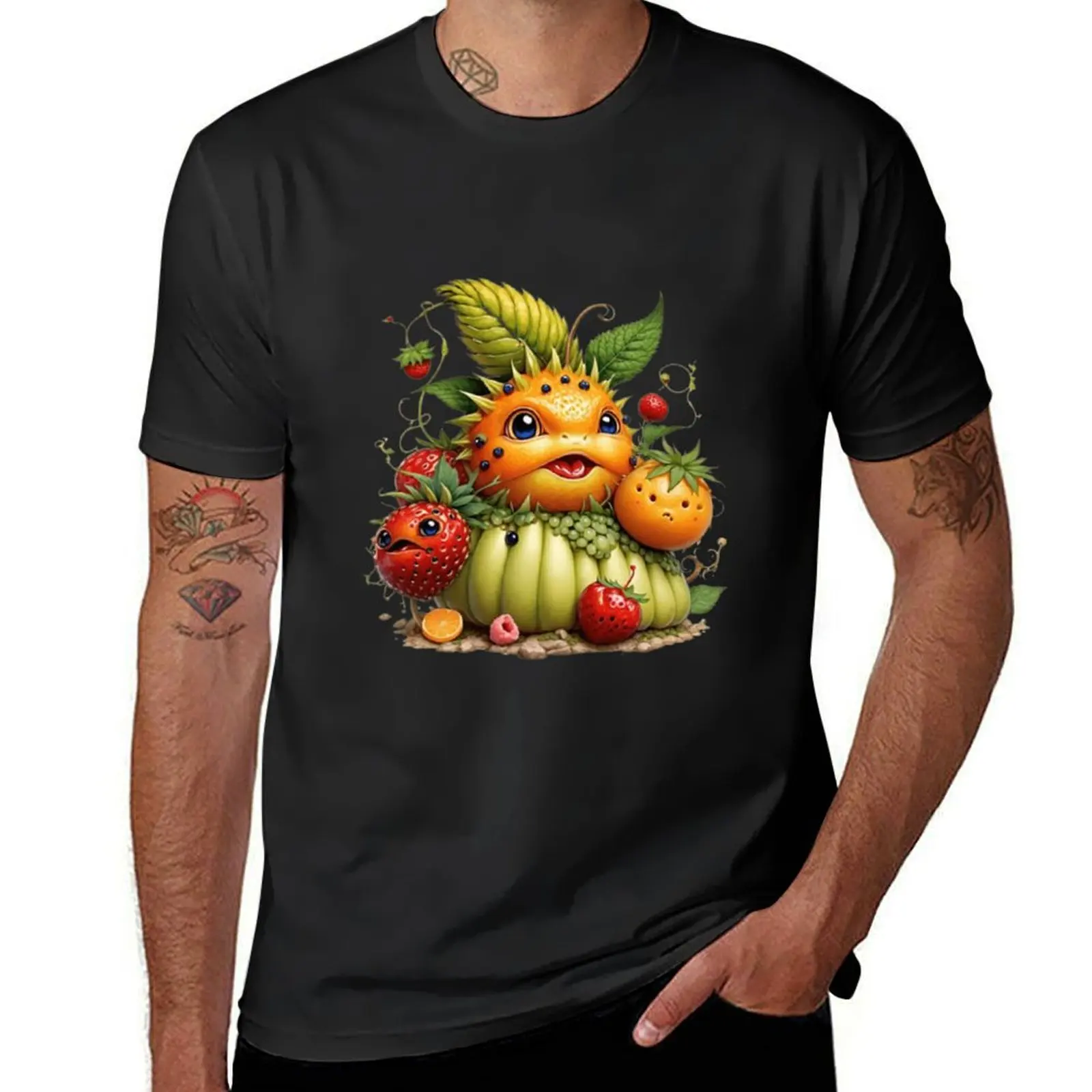 Fruit fanatic T-Shirt anime shirts graphic tees customs design your own clothes for men