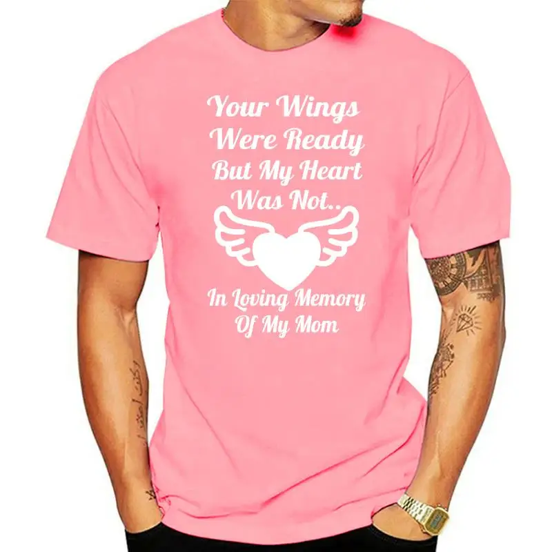 Men T Shirt In Loving Memory Of Mom angel mother Women tshirt