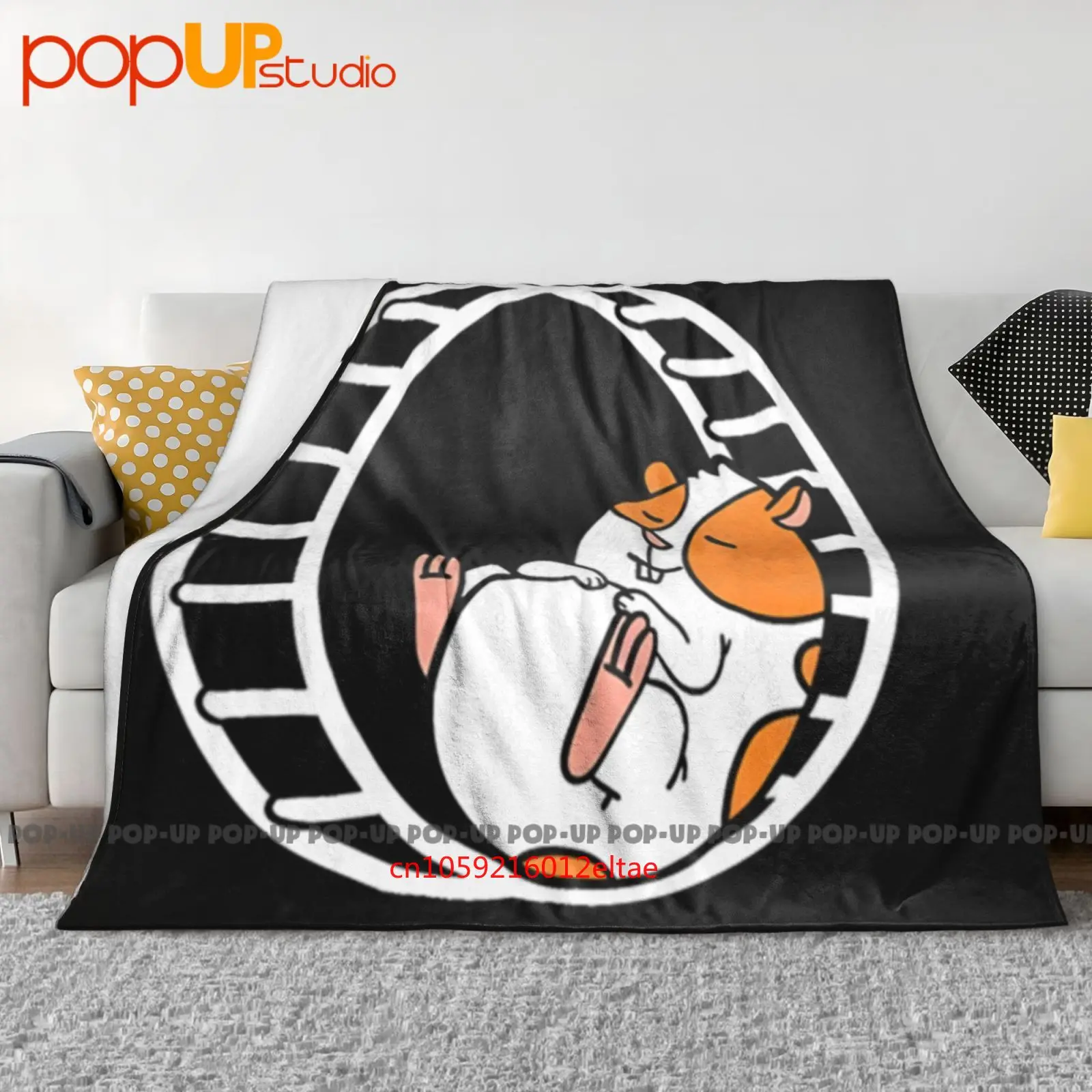 Hamster Wheel Ultra-Soft Blanket Quilt Winter Sofa Cover Bed Covers