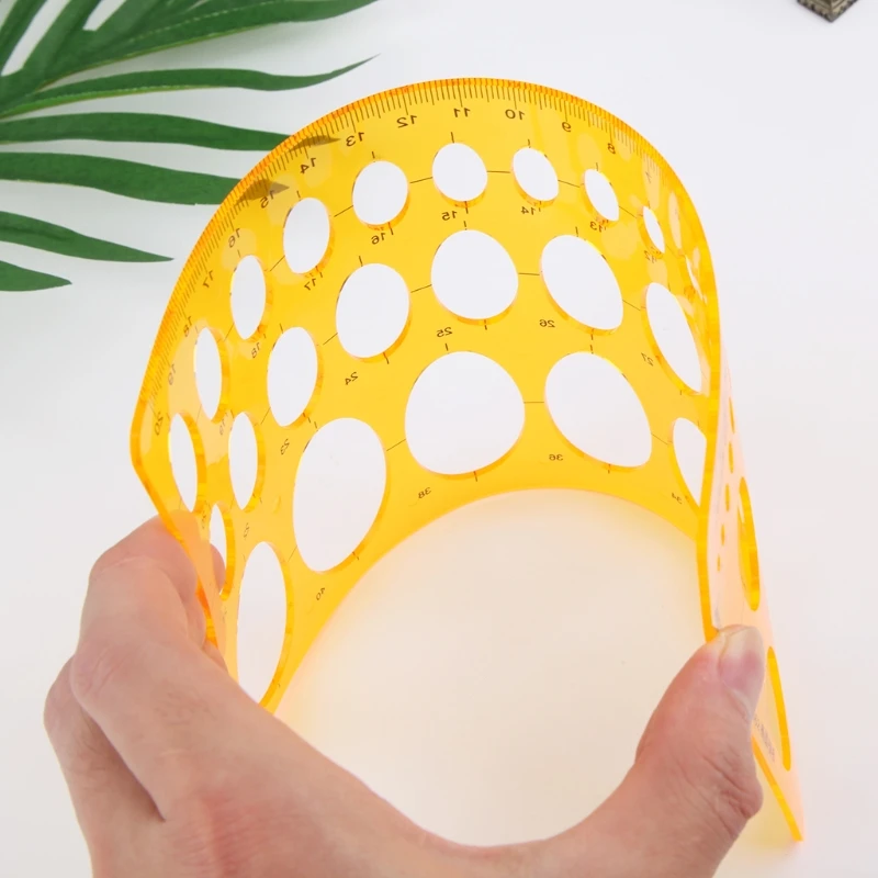 Ellipse Oval Vorlage Geometrie College Mathematik Messwerkzeug Schablone Lineal Student