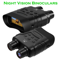 Day Night Vision Binoculars Viewing 300M 1080P Video Recording with 5X Digital Zoom Goggles Infrared Binoculars for Hunting Camp