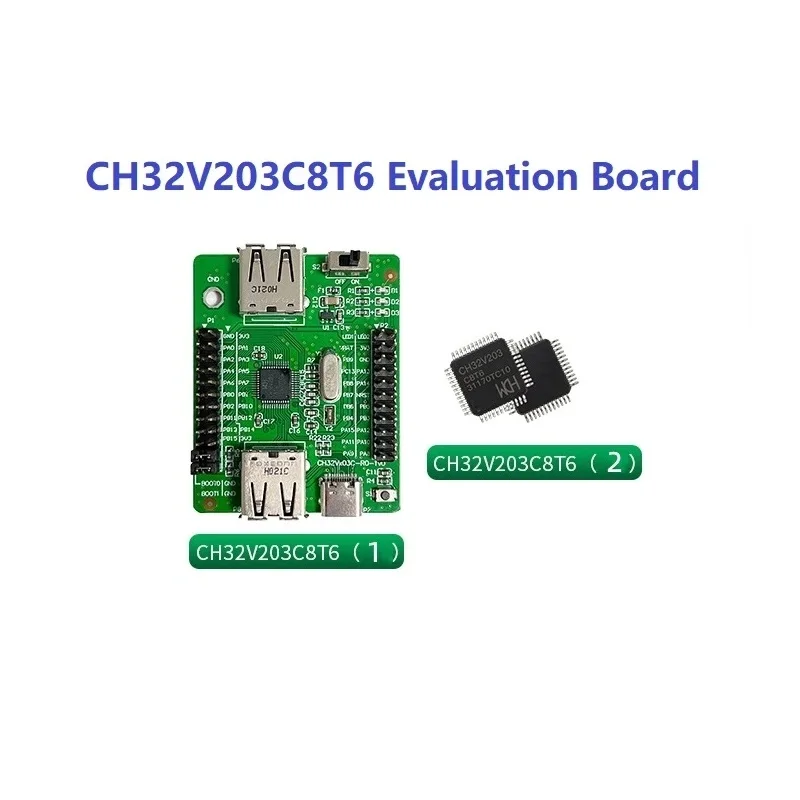 CH32V203 Entwicklungsboard CH32V003 Verbessertes RISC-V MCU-Evaluierungskit mit geringem Stromverbrauch – Detail 2