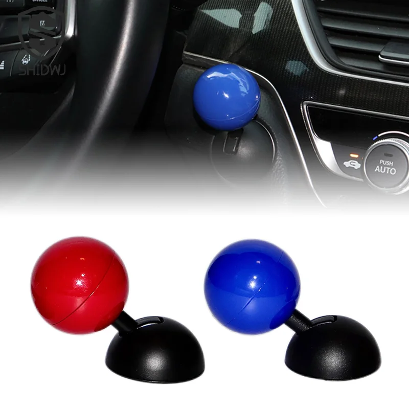 

Car Push To Start Button Rocker Switch Car One Buttons Start Lever Car Engine Start Stop Button Joystick Ball-bar Auto Decor
