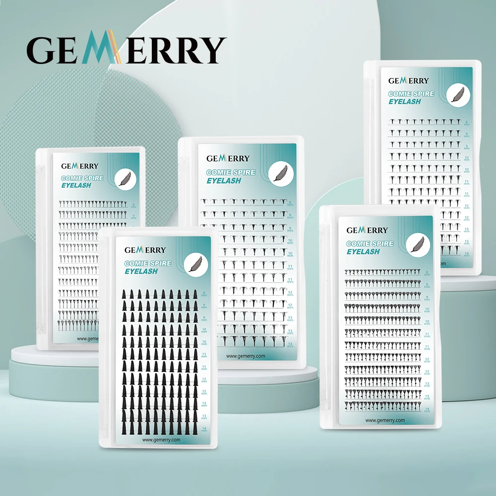 240Fans Comic Spits wimpers D-Curl premade manga veer fee vorm wimperverlenging cosplay Cosmetica individuele Makeup Tools