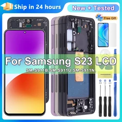 Display For Samsung S23 LCD S911B S911B/DS Touch Screen Digitizer For Samsung S23 5G LCD Replacment ,EUR,US Version 100% Tested