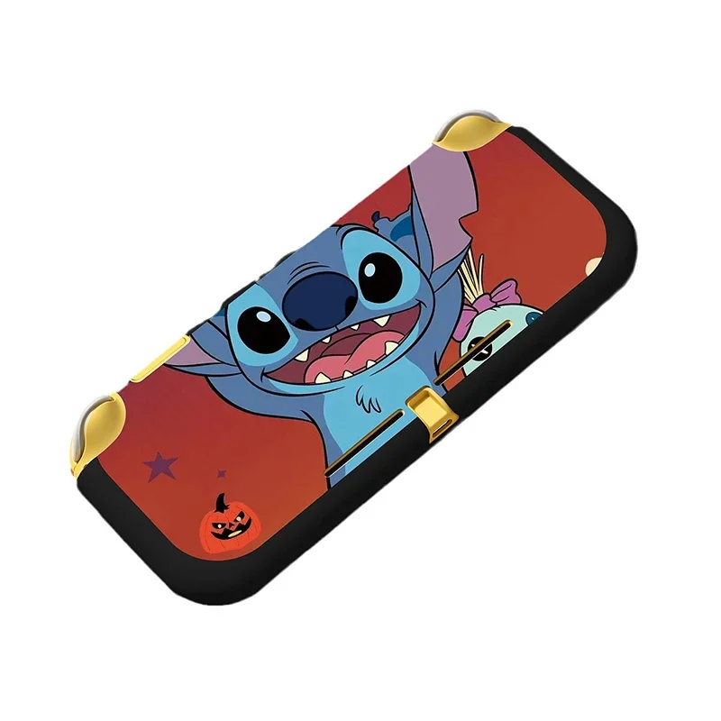 Funda protectora Disney Lilo Stitch Switch Oled Lite, bonitas figuras de dibujos animados, carcasa suave antideslizante, funda para consola de juegos, regalos de cumpleaños