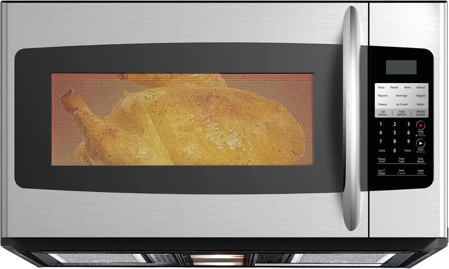 The Range Microwave Oven with Vent, 1.7 Cu. Ft 30 Inch 1000W Over the Stove Microwave with Exhaust Fan, Stainless Ste