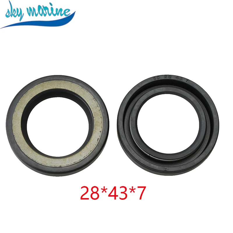 2pcs 93101-28M16 93101-28M16-00 18-0265 Drive Shaft Driveshaft Water Pump Oil Seal For Yamaha outboard engine 115HP-300HP Motor