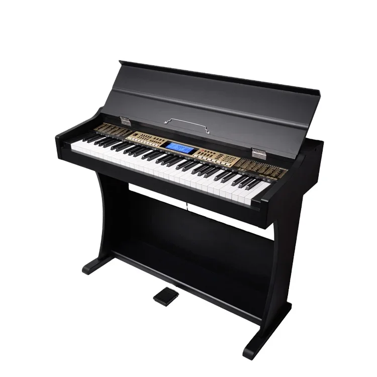 High Quality Standard 61 Keys Best Digital Piano With USB Input/Output LCD Screen Multifunctional