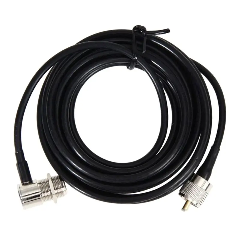voltvibe-rg58-5m延長ケーブル-pl259-so239-車載モバイル無線アンテナマウントキット-ケンウッドtm-261-ヤエス-ft-1802-ft-1807用