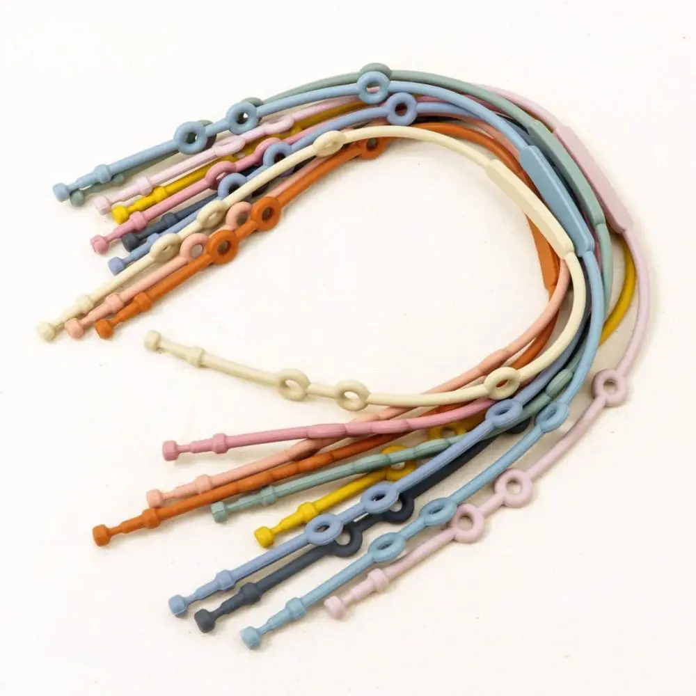 New Silicone Pacifier Chain Anti Fall Rope Pacifier Dummy Nipples Holder Clips Stroller Accessory Holder Clips