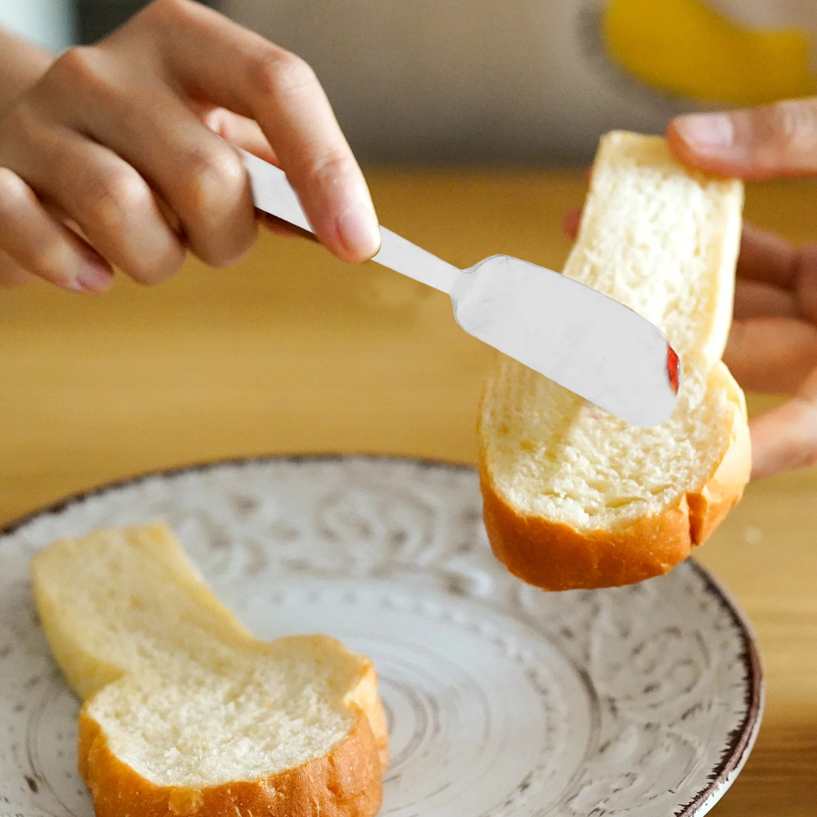 

1Set Stainless Steel Cheese Butter Spreader Knives Set Charcuterie Utensils Home Kitchen Tool Butter Spreader Knives Kit