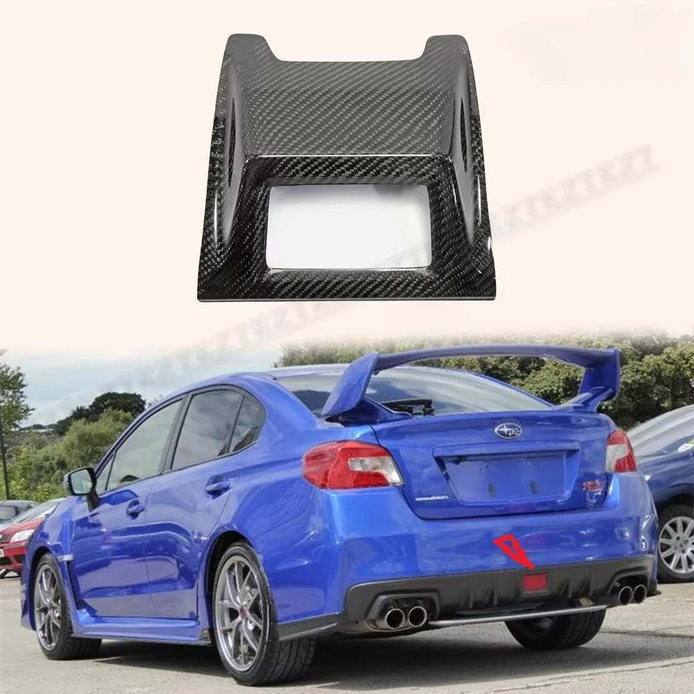 

FOR SUBARU Carbon Fiber 14-18 Impreza WRX VAB VAF STI Rear Fog Light Cover