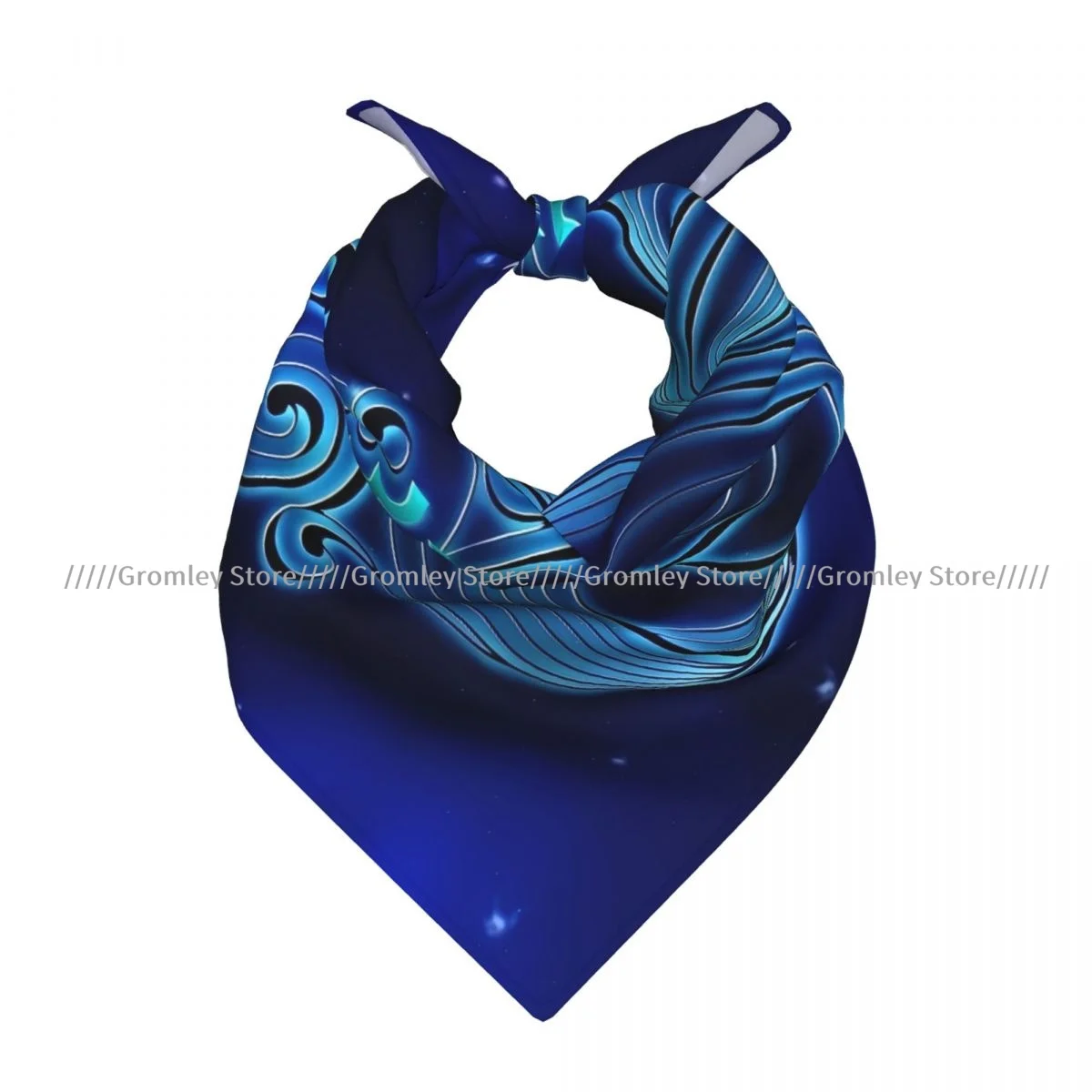 

Square Scarf Women Aquarius Horoscope Bandana Headscarf