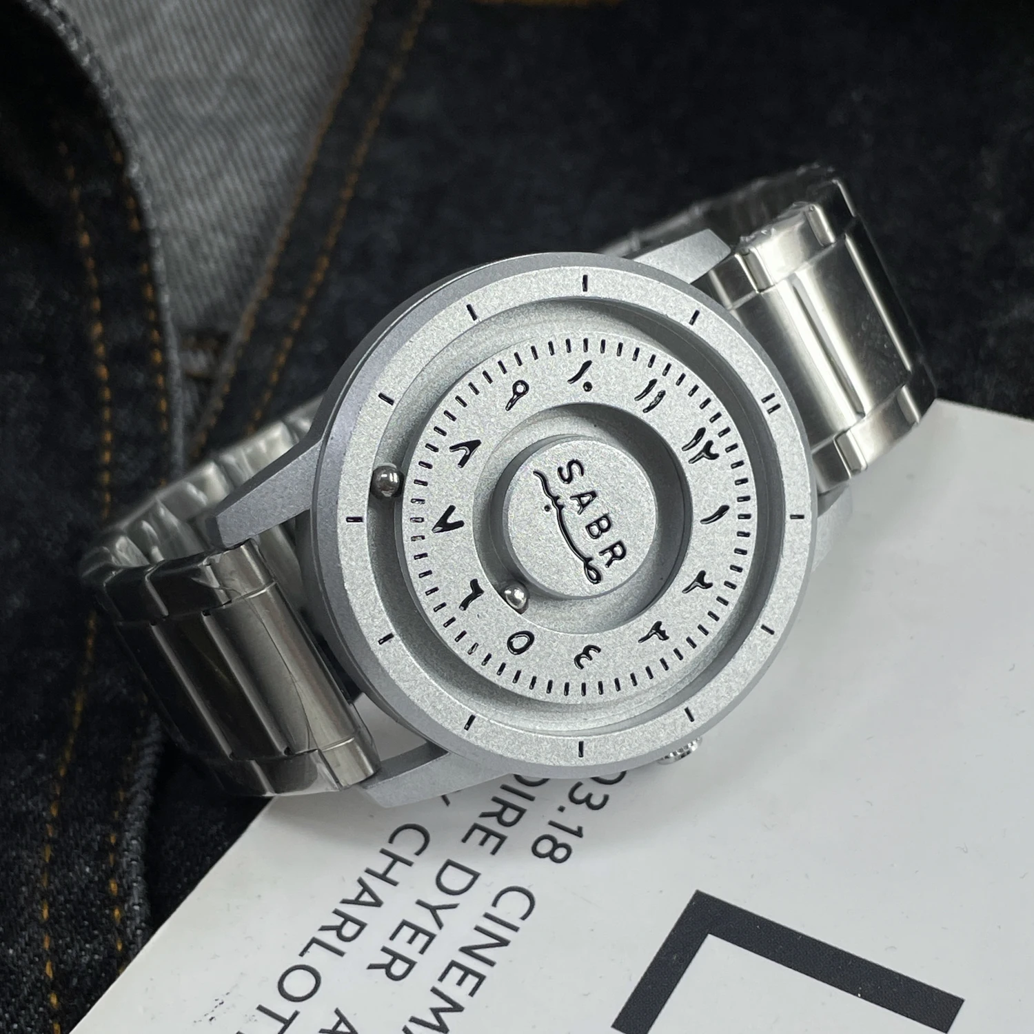 

CILOA silver round 2025 new magnetic suspension watch men's brand authentic sports high-end 2025 new waterproof quartz watch