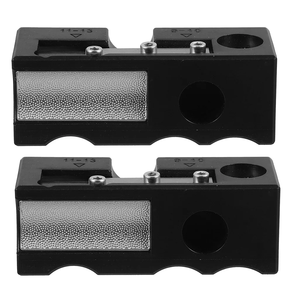 

2Sets Pool Cue Tip Shaping Tool Portable Billiard Tip Repair Kit Accurate Adjustment for Pool Table Supplies Billiard Supplies