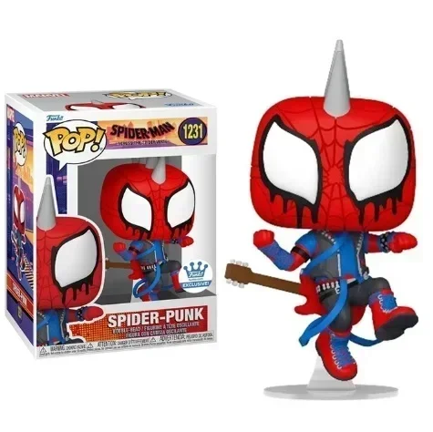 2024 New Funko Pop Spider-punk 1231# 1223# Spider-man 2099 1267# Six Arm Spider-man 313# PVC Model Toys for Birthday Gift