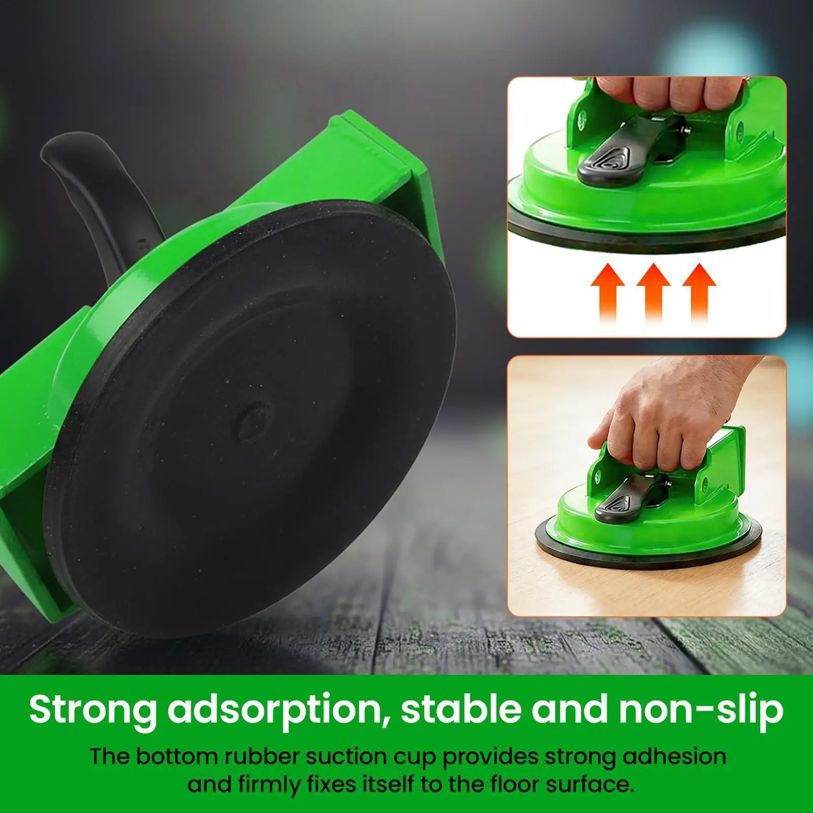 Herramienta de Succión para Suelos de Madera, Martillo para Fijación de Tablones, Herramienta para Reparación de Pisos de Madera, para Instalación, Renovación, Hogar, Industria y Comercio